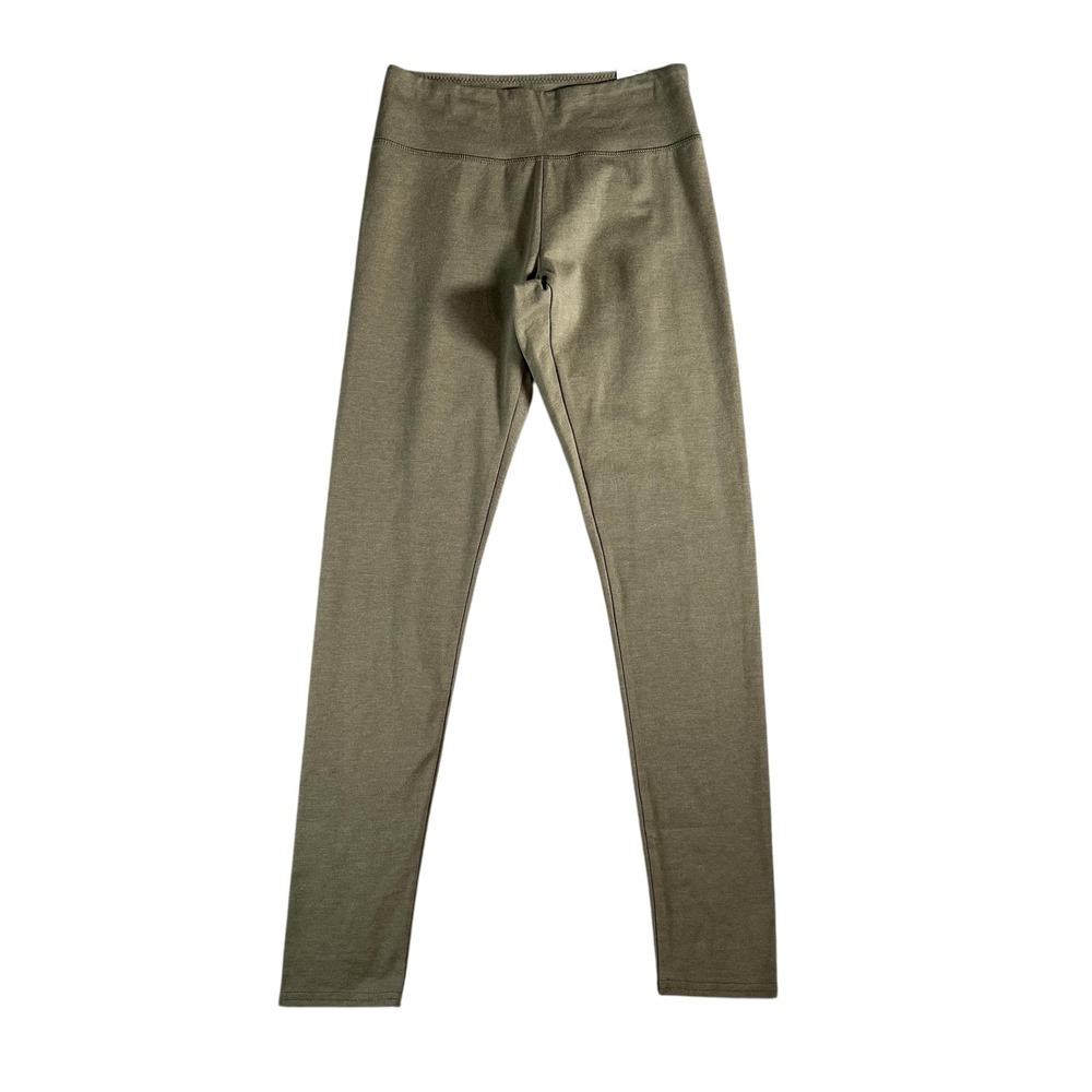 Aerie Chill Play Move Legging Regular Rise Everyday Stretch Cotton Olive Green M